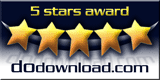 5 stars rating at DoDownload.com